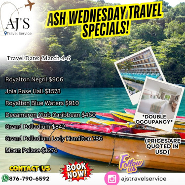 Ash Wednesday Travel Deals 