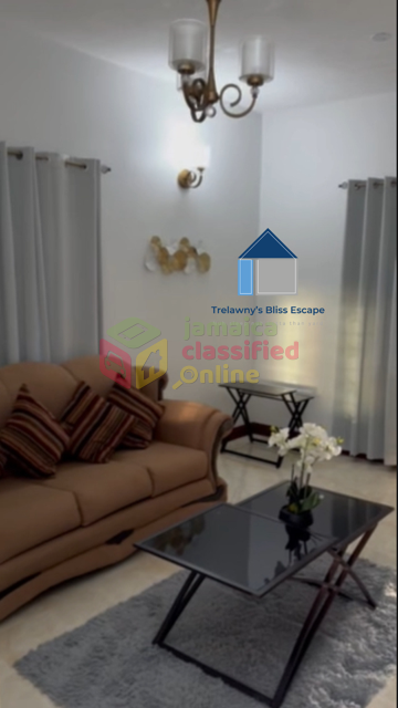 1 Bedroom /1 Bathroom / Fully Furnished / Unit C Apartments Coral Springs, Trelawny