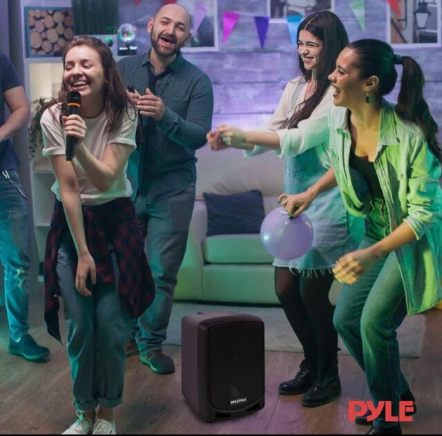 Pyle Bluetooth Karaoke PA Speaker