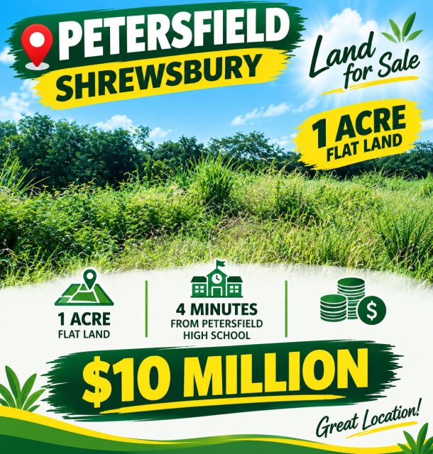 PETERSFIELD SHREWSBURY, 1 ACRE FLAT LAND. Land SHREWSBURY