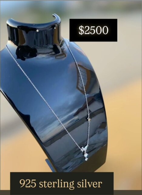 925 Sterling Silver And Stainless Steel Necklace