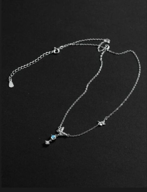 925 Sterling Silver And Stainless Steel Necklace