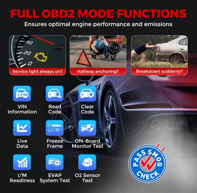 LAUNCH OBD2 Scanner CRP123I V2.0 Elite