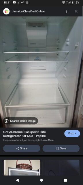 Black Point 9.5cubic Refrigerator