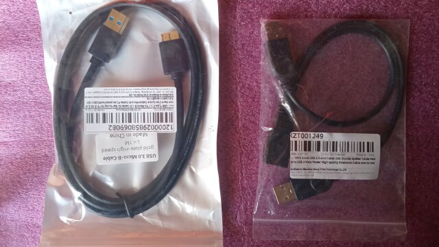 Micro C-type To USB -3 Cable For EXT. HHD