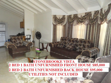  STONEBROOKE VISTA 2 Bedroom 1 BATH UNFURNISHED 