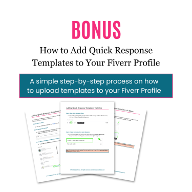 Fiverr Plug-N-Play Template Bundle