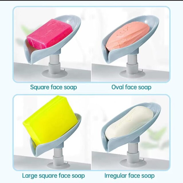 Soap Dish Leaf Drain Soap Holder