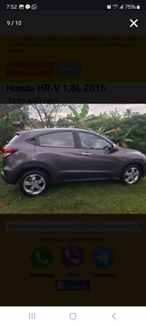 2016 HONDA HRV