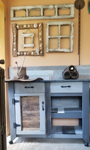 Kitchen Island Console With Wheels