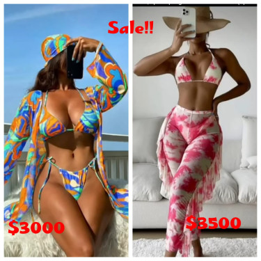 Sale Out On 3 Piece Bikinis $2500- $3500