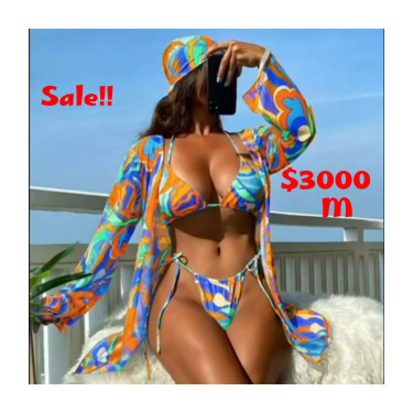 Sale Out On 3 Piece Bikinis $2500- $3500