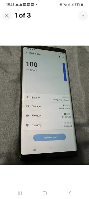 SAMSUNG GALAXY NOTE 9