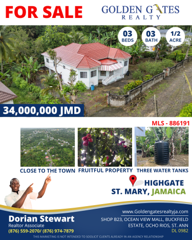 3 Bedroom House For Sale On Fruitful Land