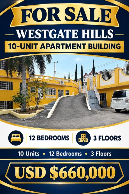 WESTGATE..10 UNIT.. 12 BEDROOM APARTMENT BUILDING Houses Montego Bay