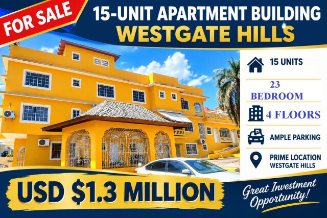 WESTGATE....15 UNIT 23 BEDROOM APARTMENT BUILDING Houses Montego Bay