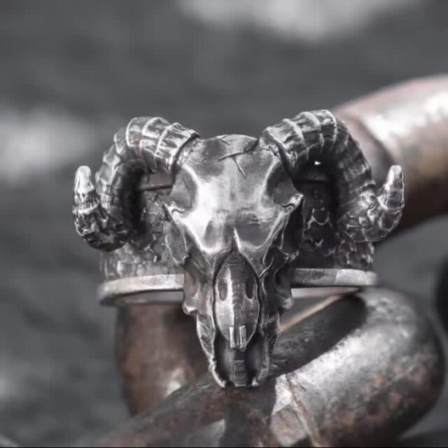 Adjustable Skull Ring For Men And Women