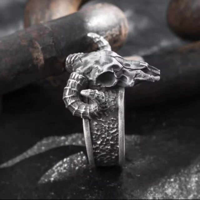 Adjustable Skull Ring For Men And Women