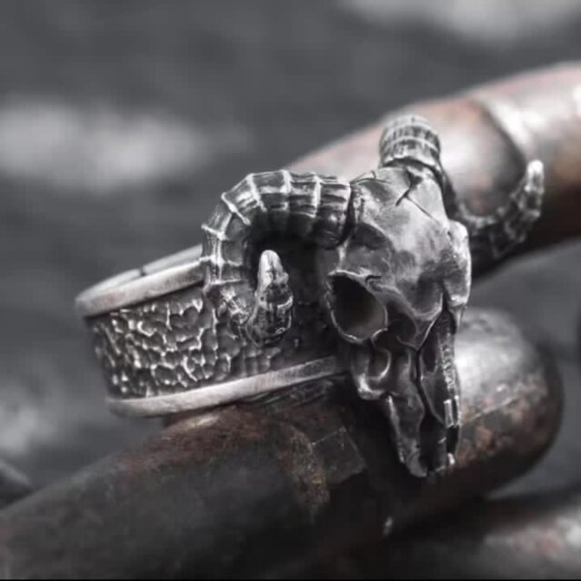 Adjustable Skull Ring For Men And Women