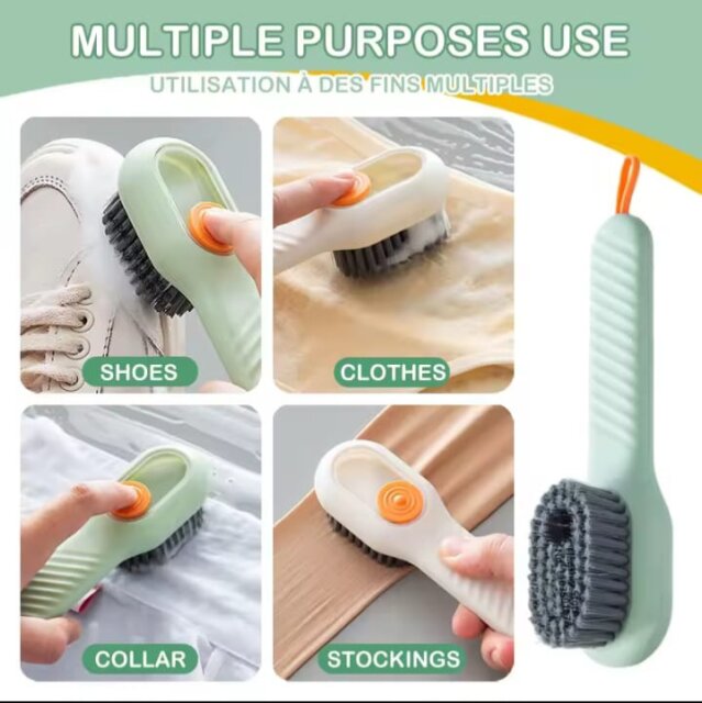 Shoe Cleaning Brush With Soap Dispenser Shoe Brush