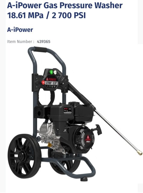 2700 PSI Pressure Washer