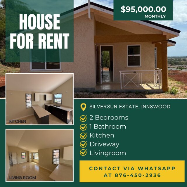 2 Bedrooms And 1 Bathroom House For Rent