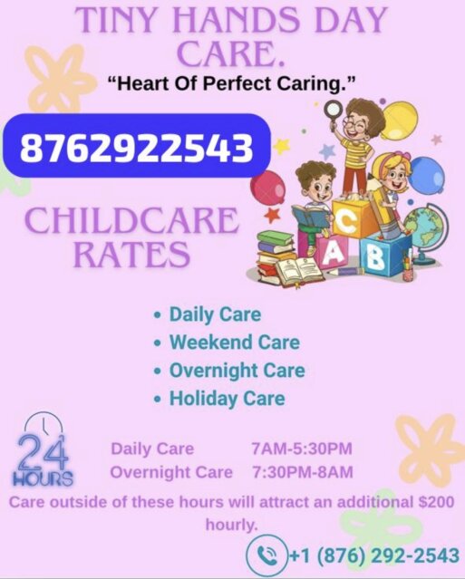 Tiny Hands Daycare Now Open In Old Harbour Baby Other Old Harbour