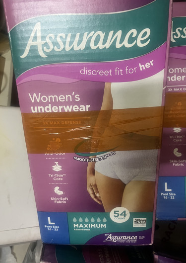 Women’s Pull-ups Underwear - Large (54pk)
