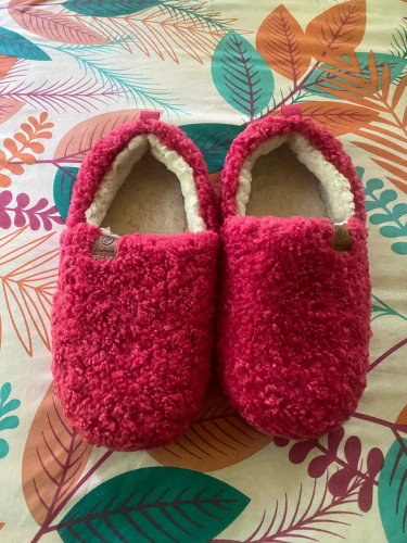 Light Pink And Dark Pink Bed-slippers SIZE: 38 