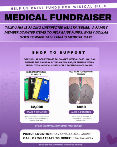 Medical Fundraiser – Notebooks & Slippers For Sale