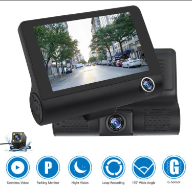 3 Lens Dash Cam