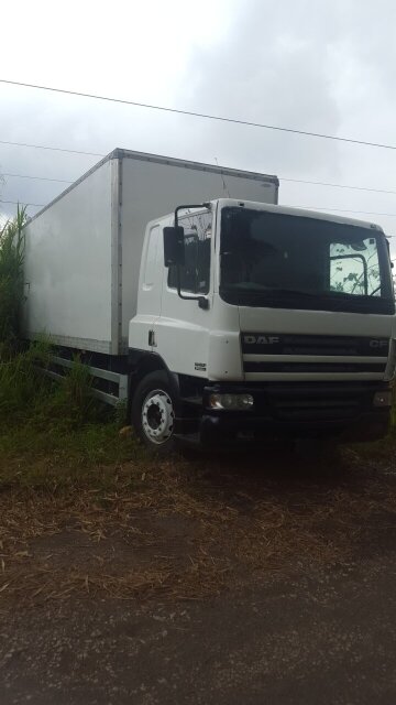 DAF BOX TRUCK AND LEYLAND DUMP TRUCK