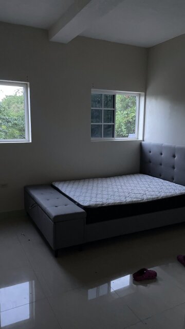 Queen Bed With Ottoman And Mattress  For Sale