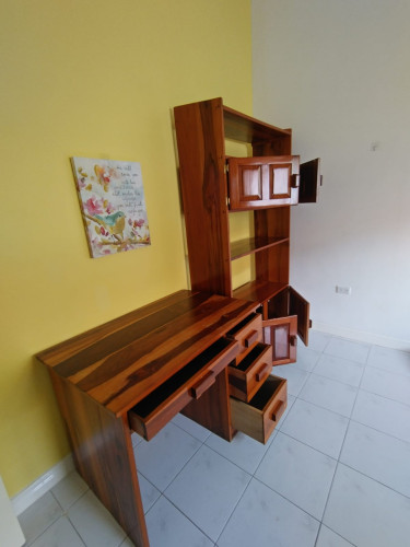 BOOKSHELF+DESK
