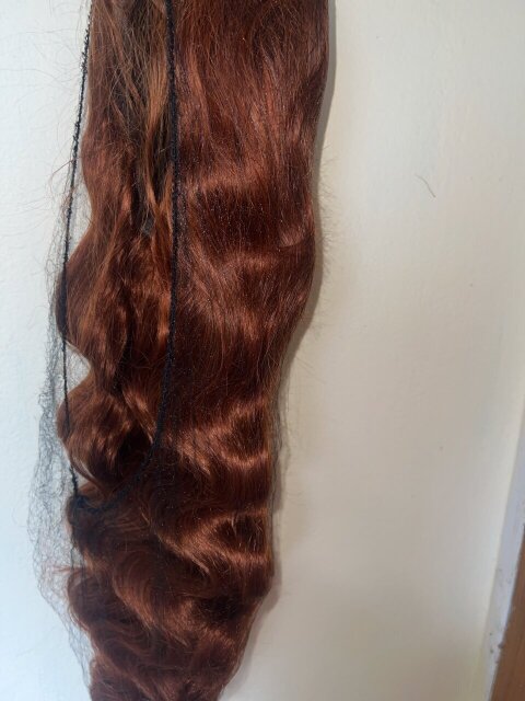 30inch Ginger Frontal Human Hair 200 Density Wig