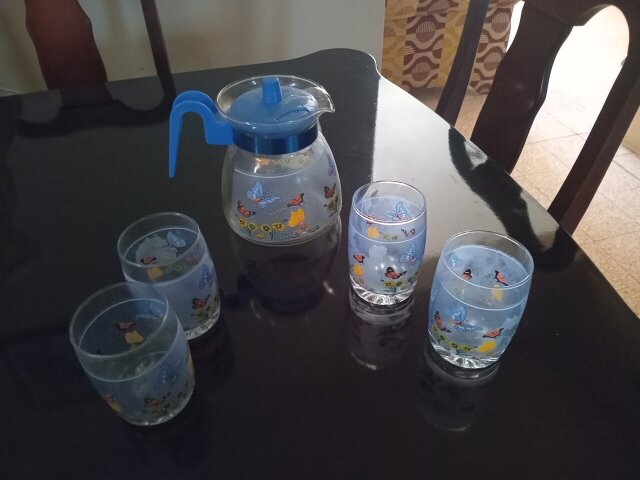 5 Piece Glass Set (NEW) Other Market Half Way Tree