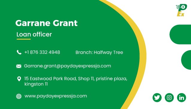 *Paydayexpress* Garrane Grant