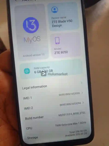 ZTE Blade V50 Design (Brand New)