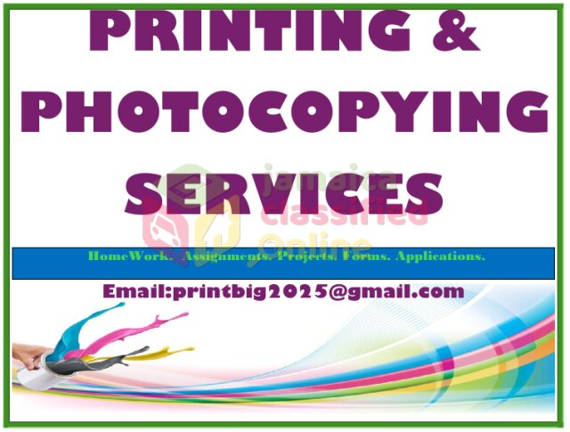 Printing, Resume, Job Application Etc. Services Printing & Design Services Seaview Gardens