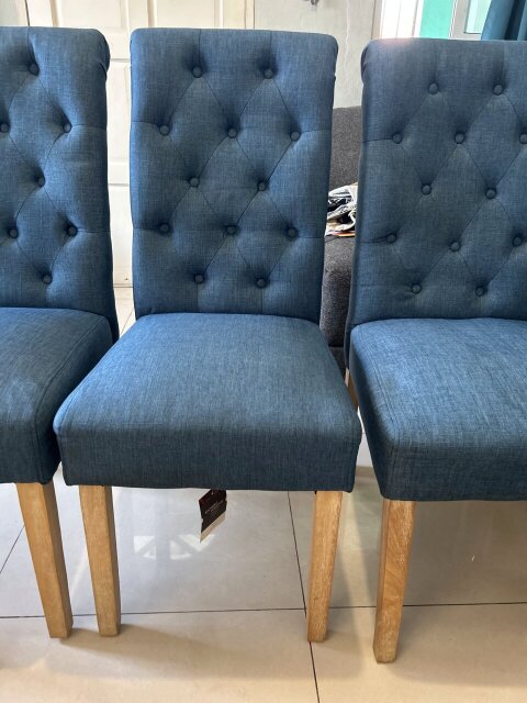4 Plus Blue Dining Room Chairs