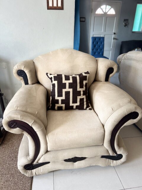 3 Piece Cream Beige Sofa