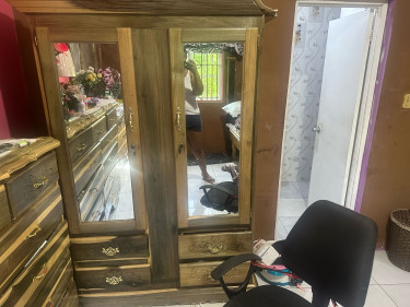 Bed Head. Bed Base, Dresser, Closet, Chest Of Draw