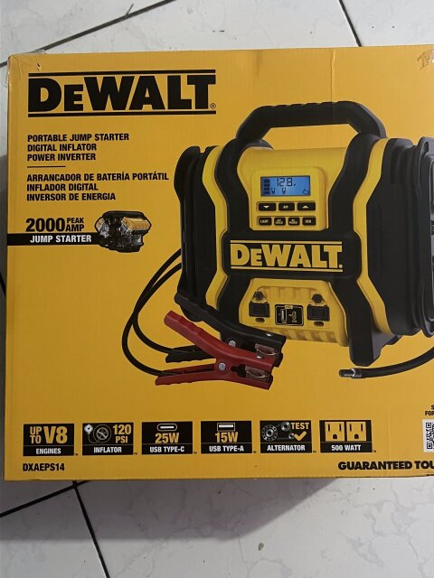 PORTABLE JUMPSTARTER INVERTER AND INFLATOR Auto Accessories Kingston