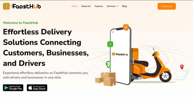 FaastHub Delivery Service App