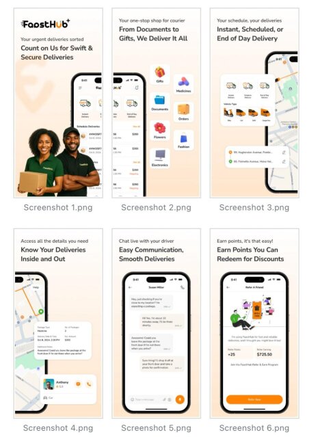 FaastHub Delivery Service App