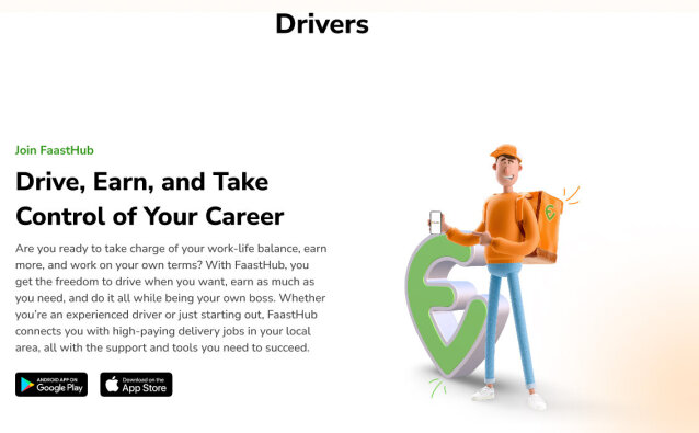 FaastHub Delivery Service App