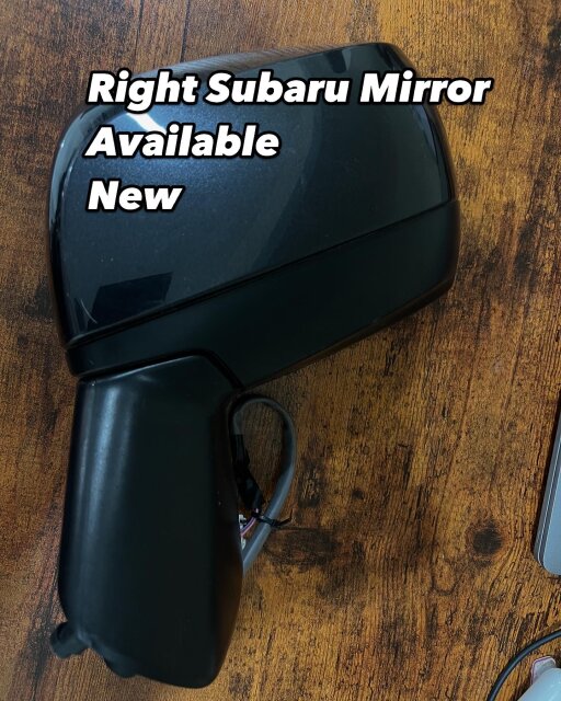 New Right Side Subaru Mirror
