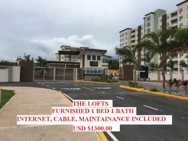 THE LOFTS ..1 BEDROOM FULLY FURNISHED USD1300