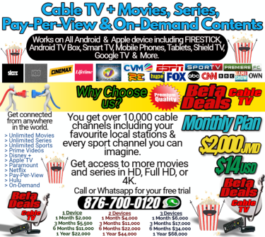 Cable TV, Netflix, Pay-Per_View