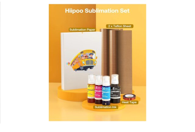 Sublimation Starter Set - Ink, Paper, Tape, Ect